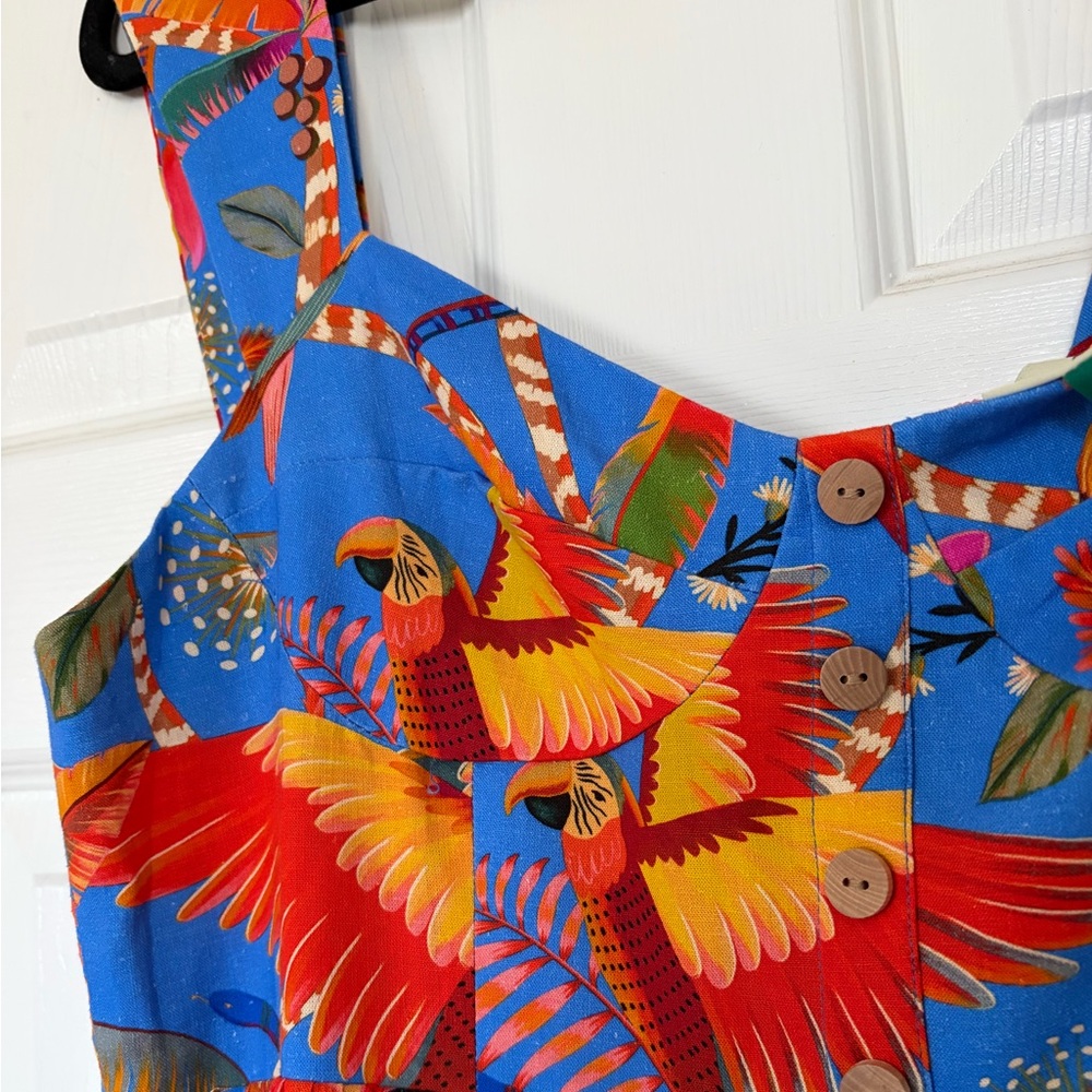 NWT Farm Rio Mini Macaw Party Dress. SZ L 
PLEASE READ Description!!! - Picture 4 of 15